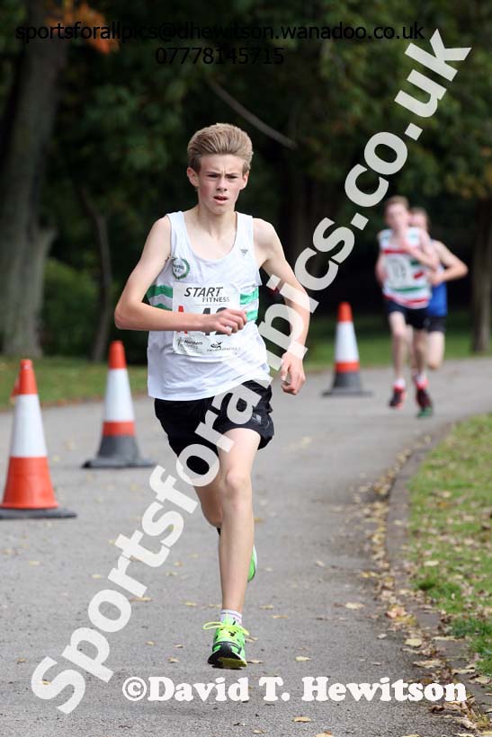 Boys under-15s, Northern Road Relays, Blackpool. Photo: David T. Hewitson/Sports for All Pics